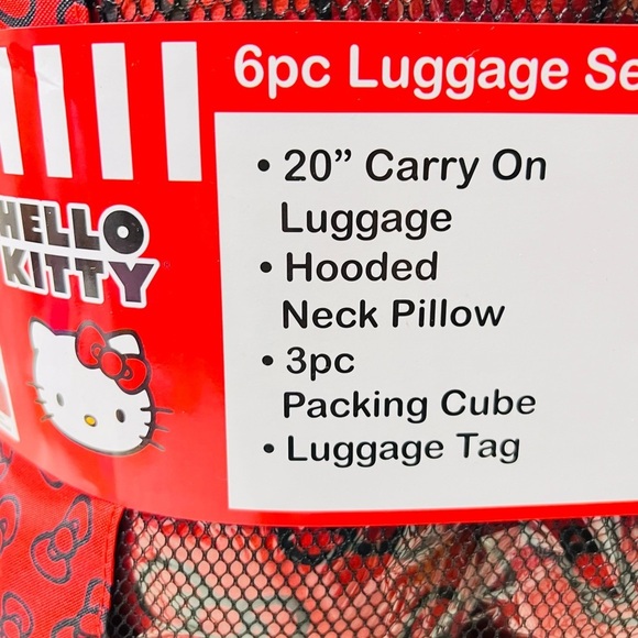 Hello Kitty 6pc Luggage Set - Picture 2 of 5